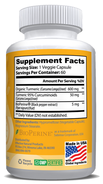 Turmeric | with 95% Curcuminoids & Black Pepper Extract